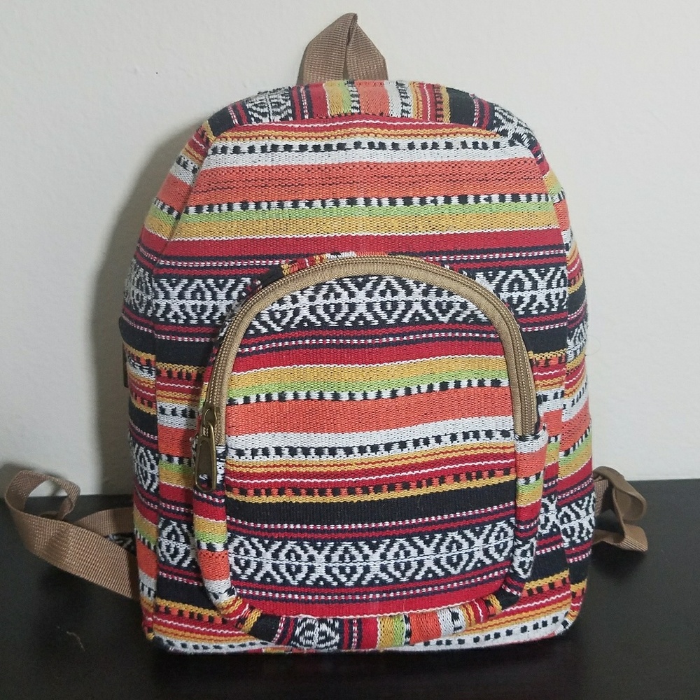 MOVING SALE FINAL PRICE Brand new bohemian handmade mini backpack